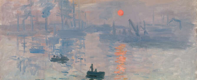 Claude Monet, "Impression, soleil levant (Impression, Sunrise)", 1872 © Musée Marmottan Monet, Paris / Studio Baraja SLB