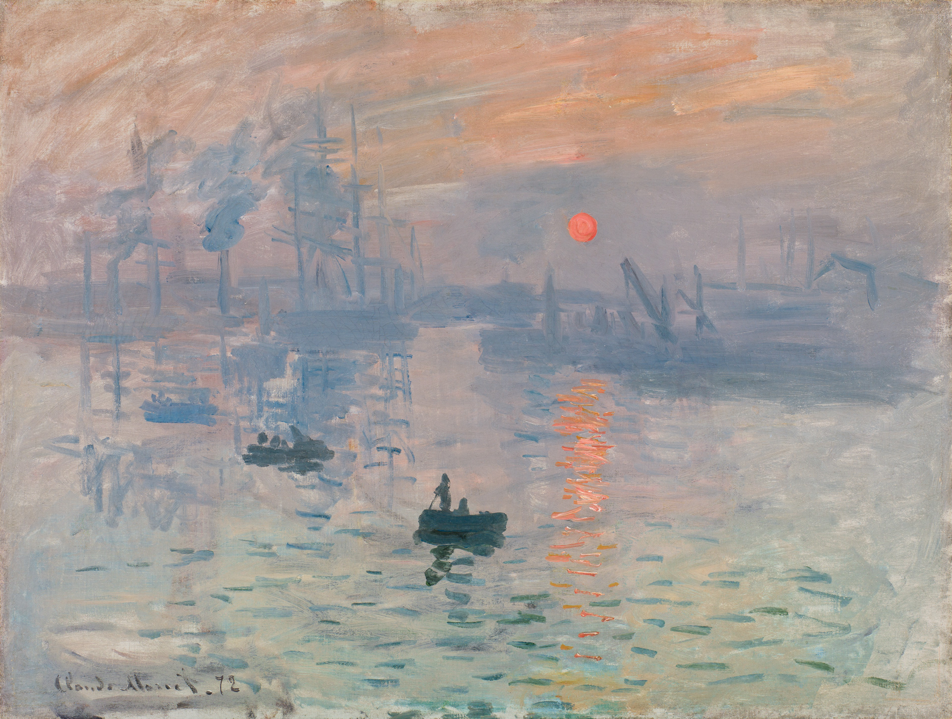 Claude Monet, Impression, soleil levant, 1872 © Musée Marmottan Monet, Paris