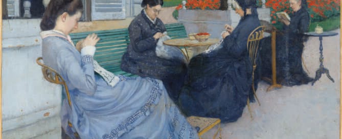 Gustave Caillebotte, "Portraits à la campagne", 1876, Bayeux, Musée d'Art et d'Histoire Baron Gérard © Mathieu Ferrier