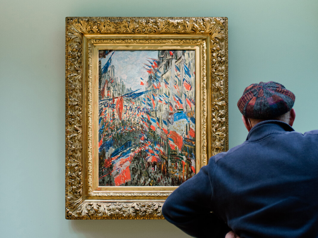 Painting by Monet, Musée des Beaux Arts de Rouen, Galerie impressionniste © Marie-Anaïs Thierry
