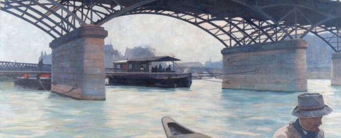 "Le Pont des Arts" au Musée Canel par Victor Binet © Musée Canel