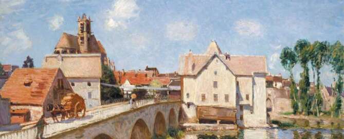 Alfred Sisley, "Le pont de Moret", 1893, Musée d’Orsay, Paris