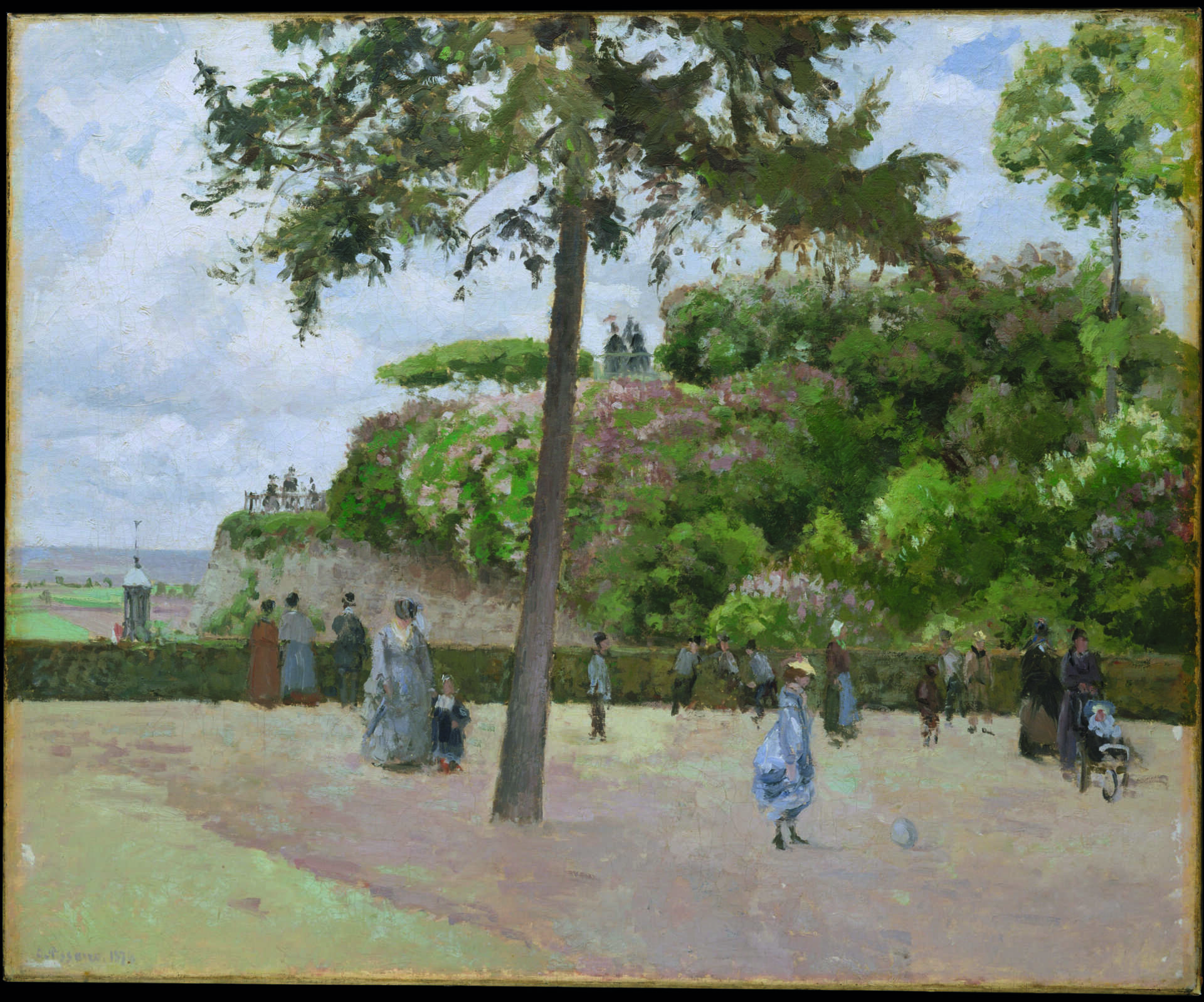 Balades impressionnistes à Pontoise, Camille Pissarro, Le Jardin de la ville de Pontoise © The Metropolitan Museum of Art, New York