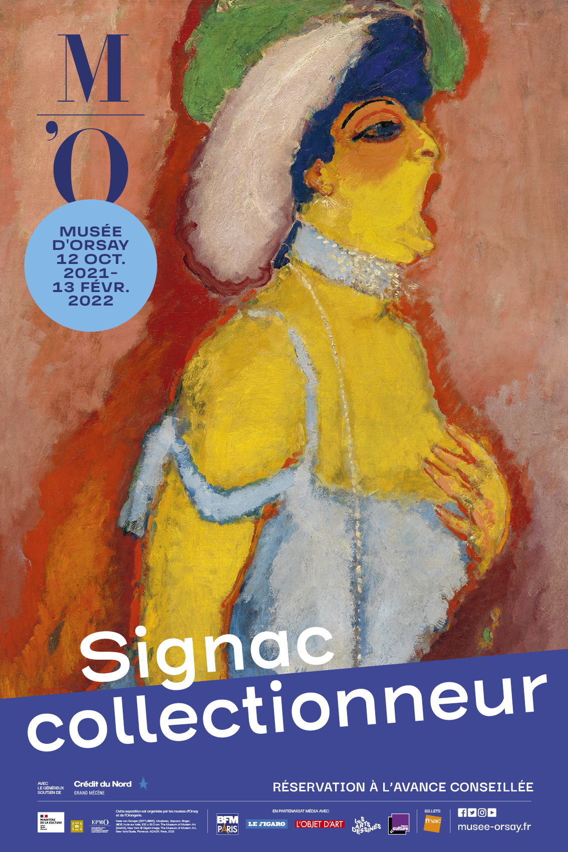 "Signac the art collector", poster of the exhibition © Musée d'Orsay