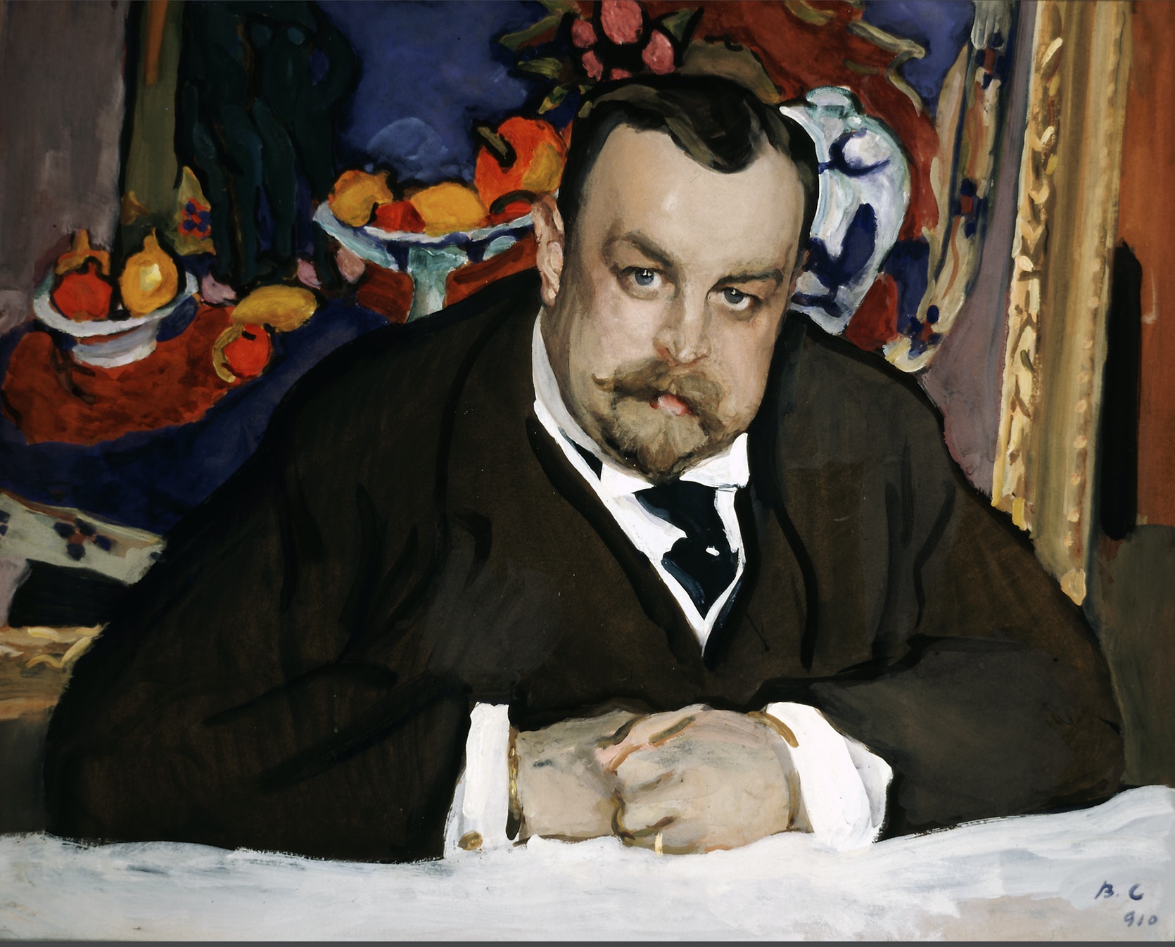 Valentin Sérov, "Portrait du collectionneur de la peinture moderne russe et française Ivan Abramovitch Morozov", Moscou, 1910, Galerie Trétiakov, Moscou