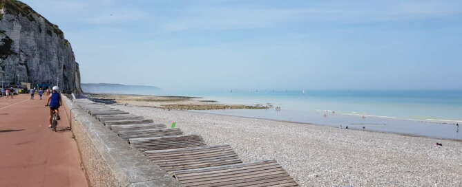 Vélomaritime® along the Côte d’Albâtre in Dieppe © Ben Collier