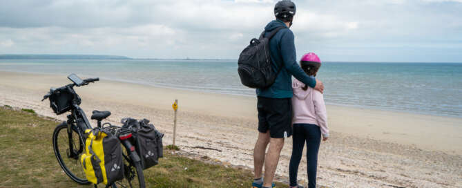 On the Vélomaritime® cycle route Caen Cotentin: Quineville © Cécile Ballon