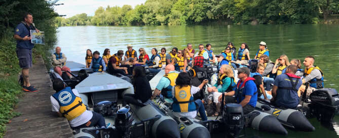 Nautic Park, le circuit impressionniste, visite guidée en zodiac © Contraste