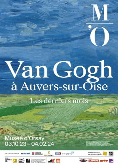 Van Gogh à Auvers-sur-Oise. Les derniers mois : affiche de l'exposition au Musée d'Orsay