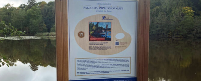 Parcours des Impressionnistes à Rueil Malmaison : Introduction © OT Rueil Tourisme