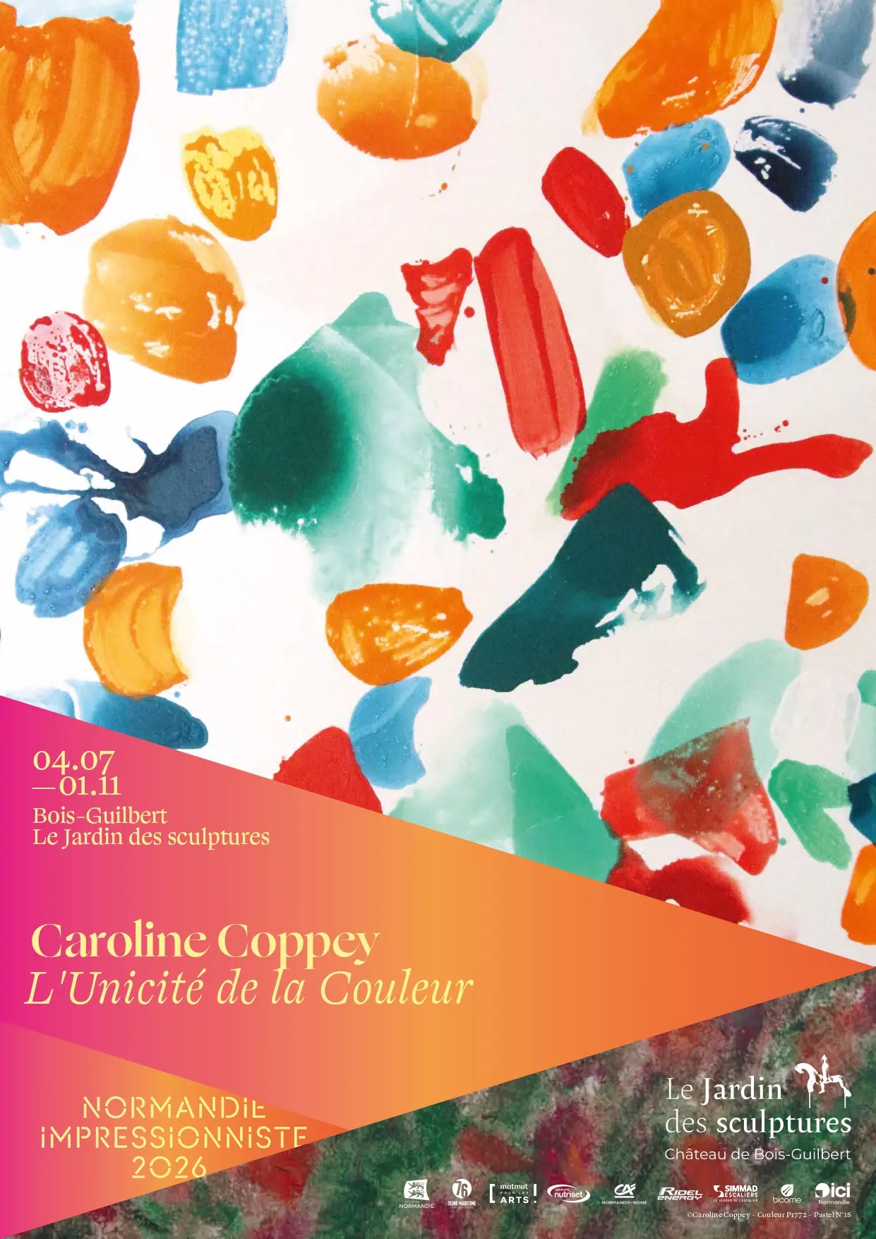 L'unicité de la couleur, Caroline Coopey. Exposition à Bois-Guibert pour le Festival Normandie Impressionniste 2026