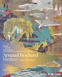Arnaud Rochard, Verdure. Affiche de l'exposition à Pont-L'Évêque dans le cadre du Festival Normandie Impressionniste 2026