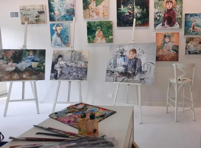 Maison de Berthe Morisot à Bougival - L'atelier