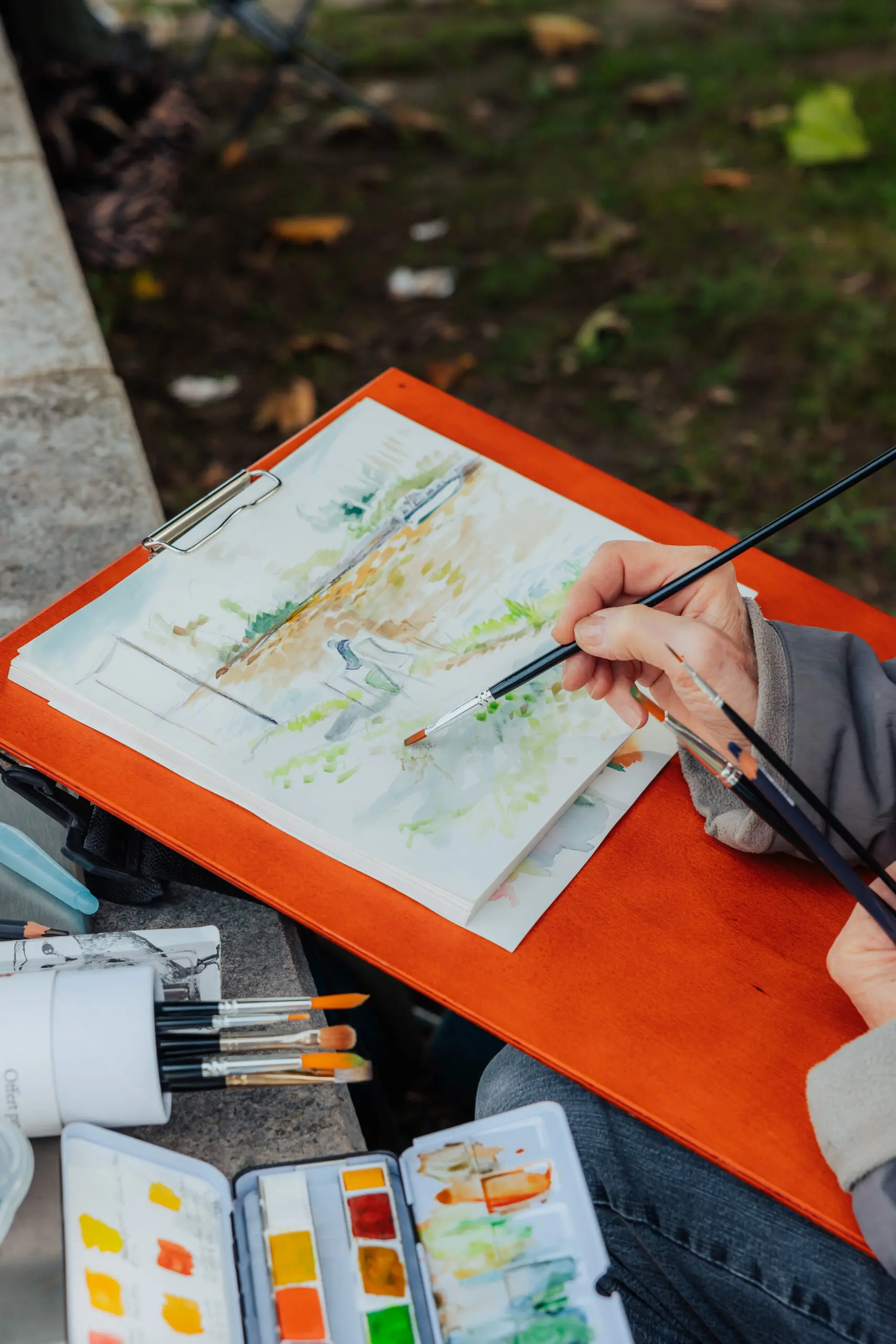 Atelier peinture impressionniste au Hameau Fournaise