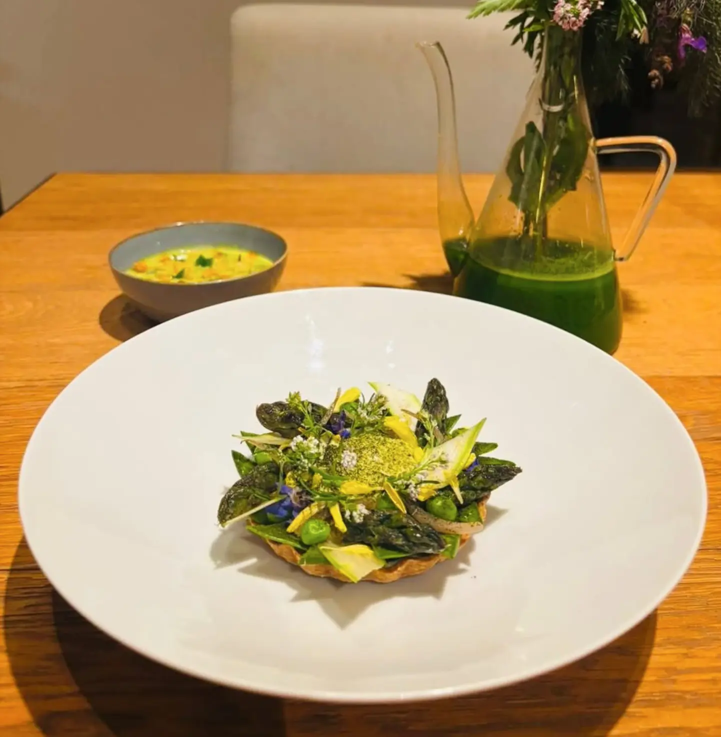 Entrée inspirée des Nymphéas de Monet au Manoir de Surville pour Monet Gourmet 2026