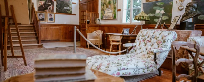 Parcours à la découverte des trois maisons de Claude Monet en train et randonnée : maison de Claude Monet, Giverny © Ibrahim Hendy