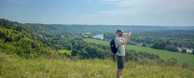 Impressionnisme et idées de séjours mobilité douce : randonnée à Vétheuil © Florin DeFrance