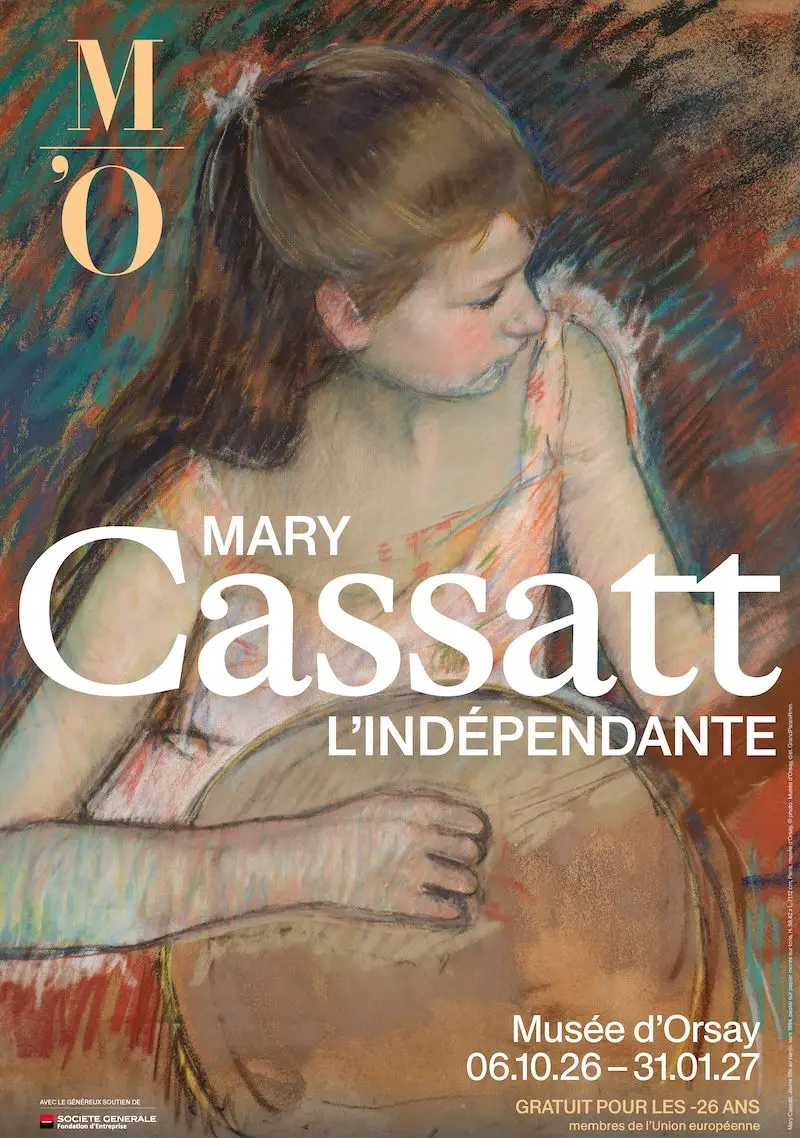 "Mary Cassatt - L'indépendante" affiche de l'exposition au musée d'Orsay