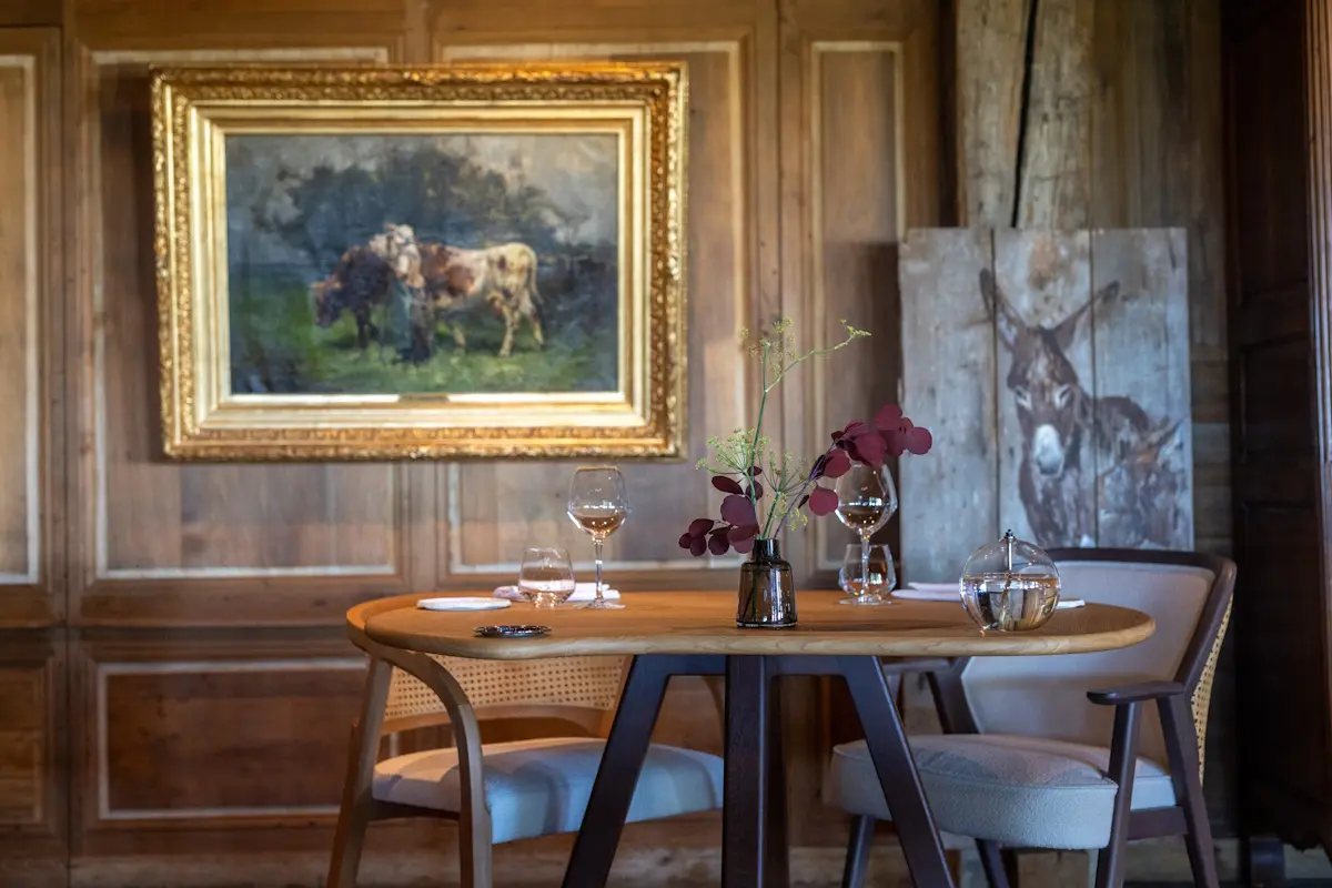 Dîner-conférence "Claude Monet, à table" donné à la Ferme Saint Siméon à Honfleur pour le centenaire de la disparition de Claude Monet ©Alexandre Alloul